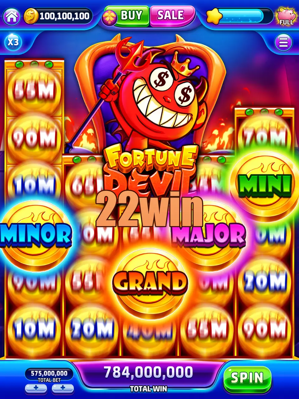 22win Capturas de tela Oficial APK